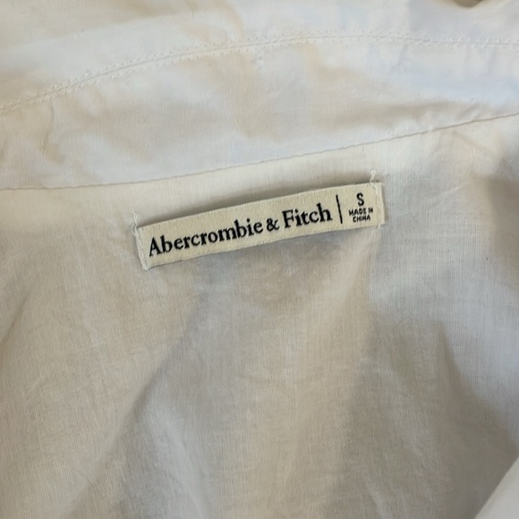 Abercrombie Long Sleeve Poplin Wrap Top - Picture 4 of 4